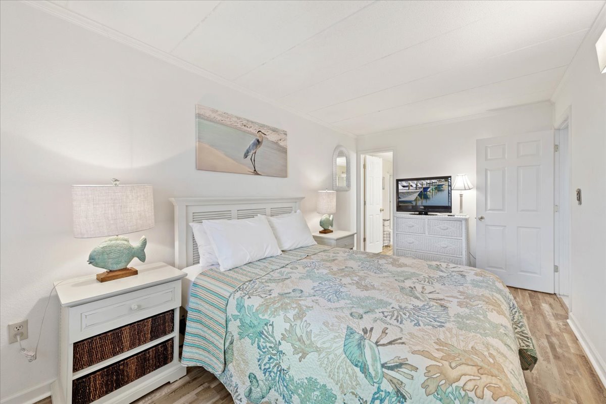 The Primary offers a Plush King Bed.