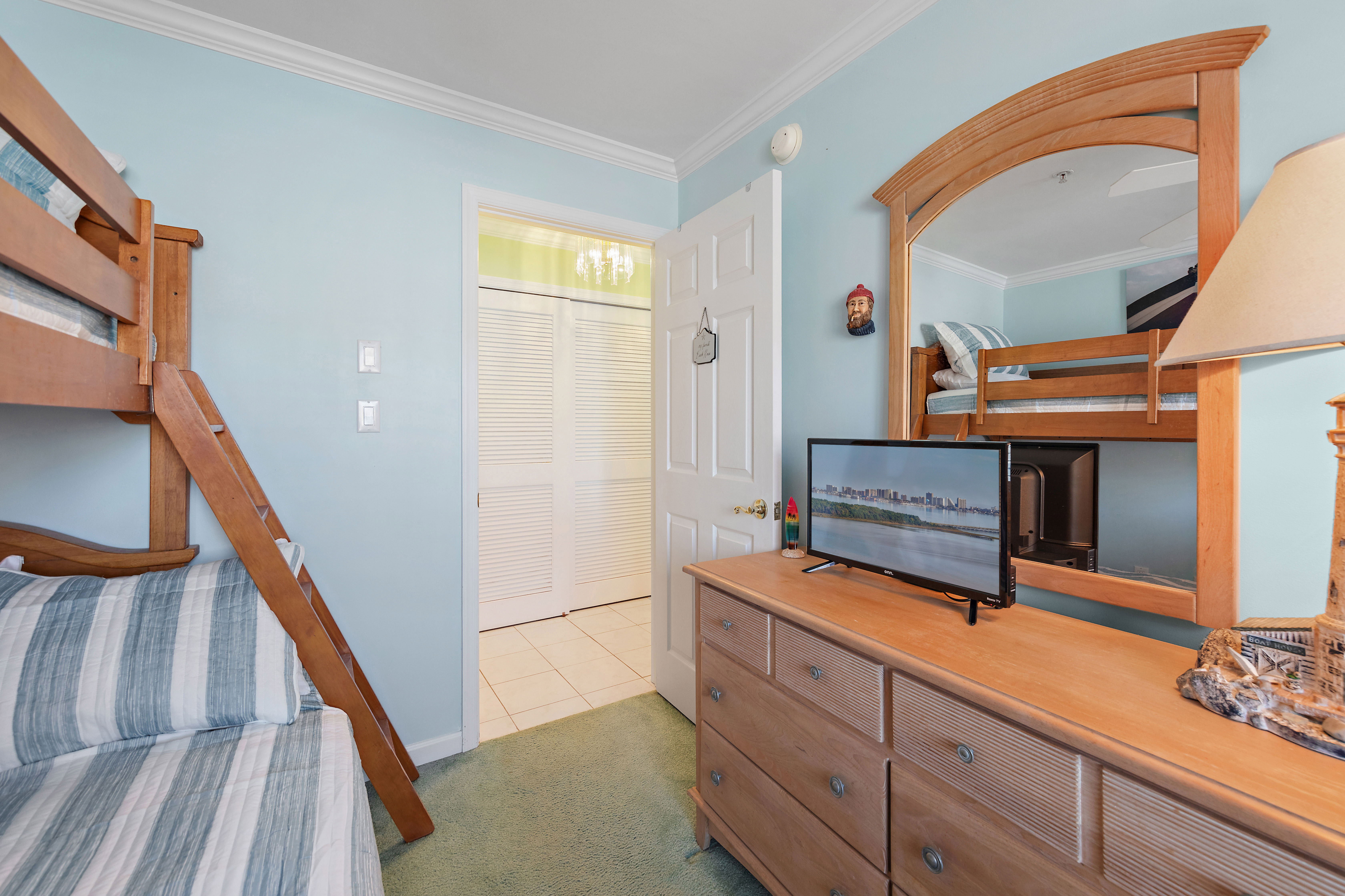 Bedroom 3 is set up with your little loved ones in mind.