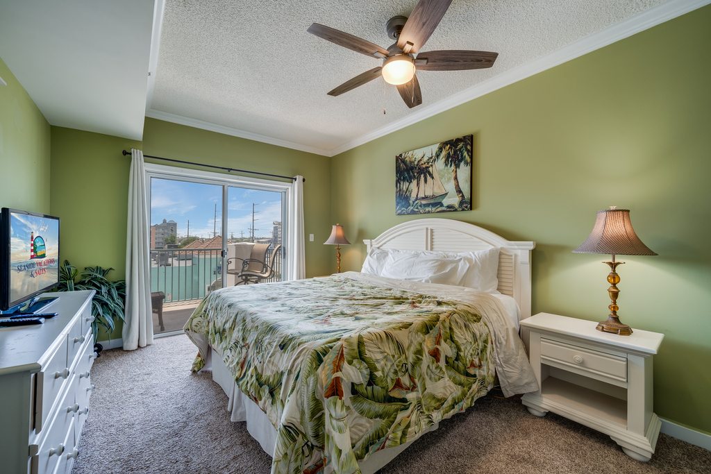You`ll feel swept away in the Tropical Primary Bedroom - stunning.