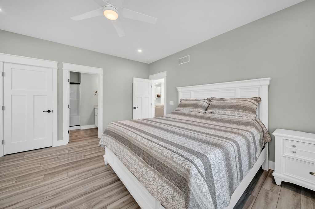 Muted Coastal Colors throughout are peaceful and calming.