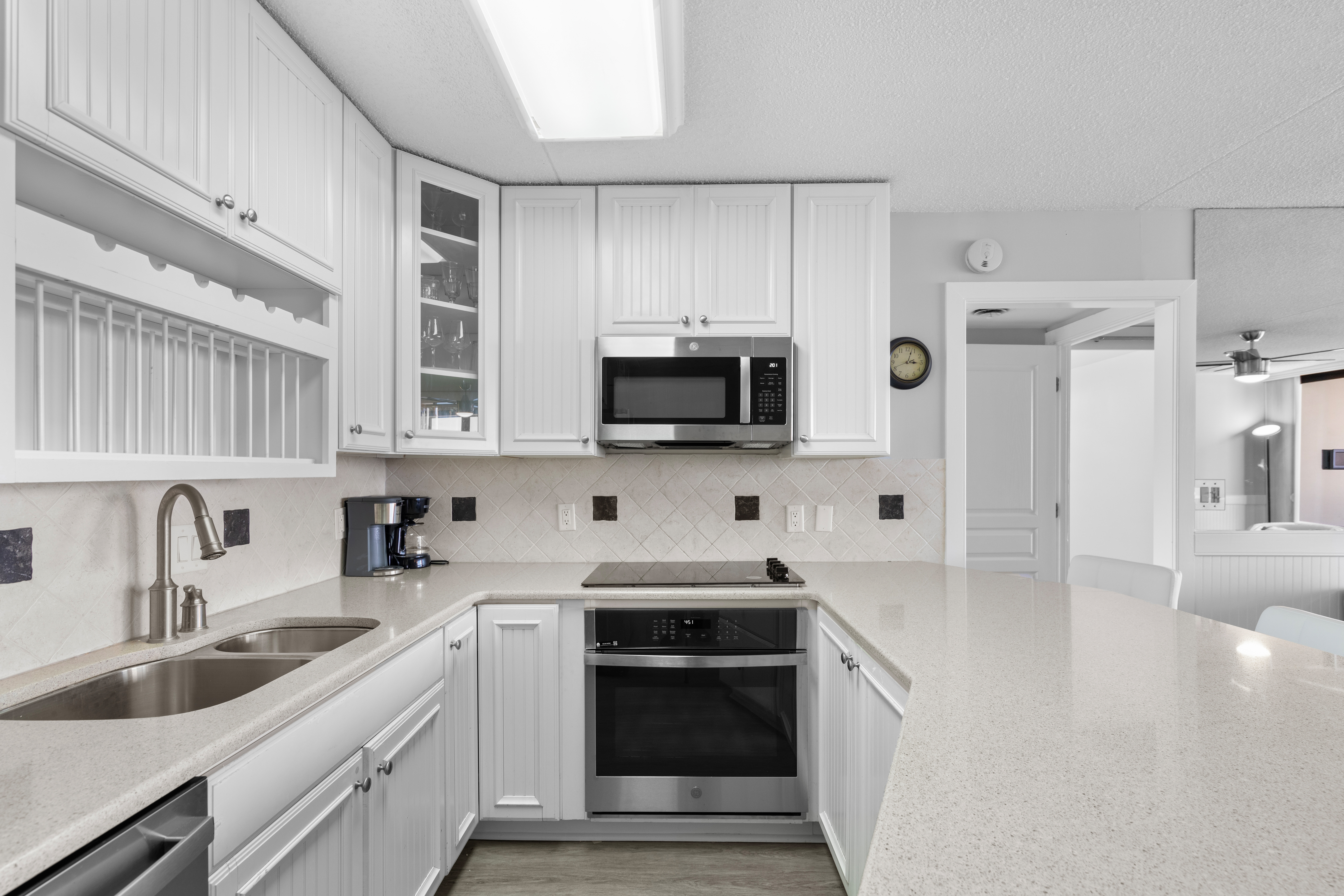 The whole family will love the freshly updated kitchen that is fully stocked and ready for the chef in the family!