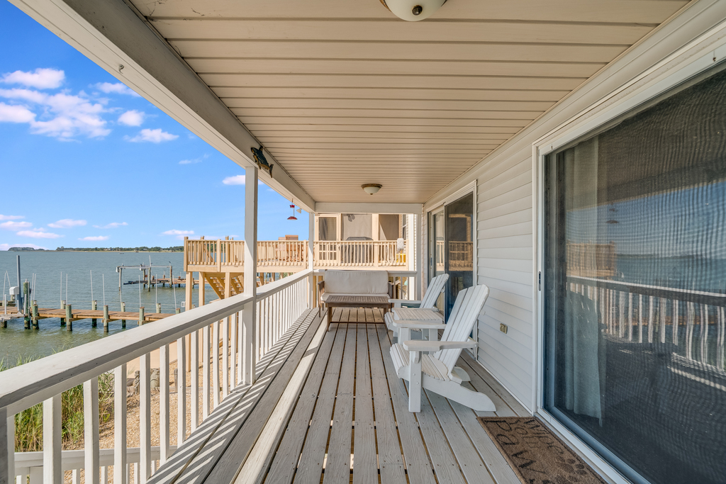 Many furnished decks make enjoying a cocktail on the water extra special.