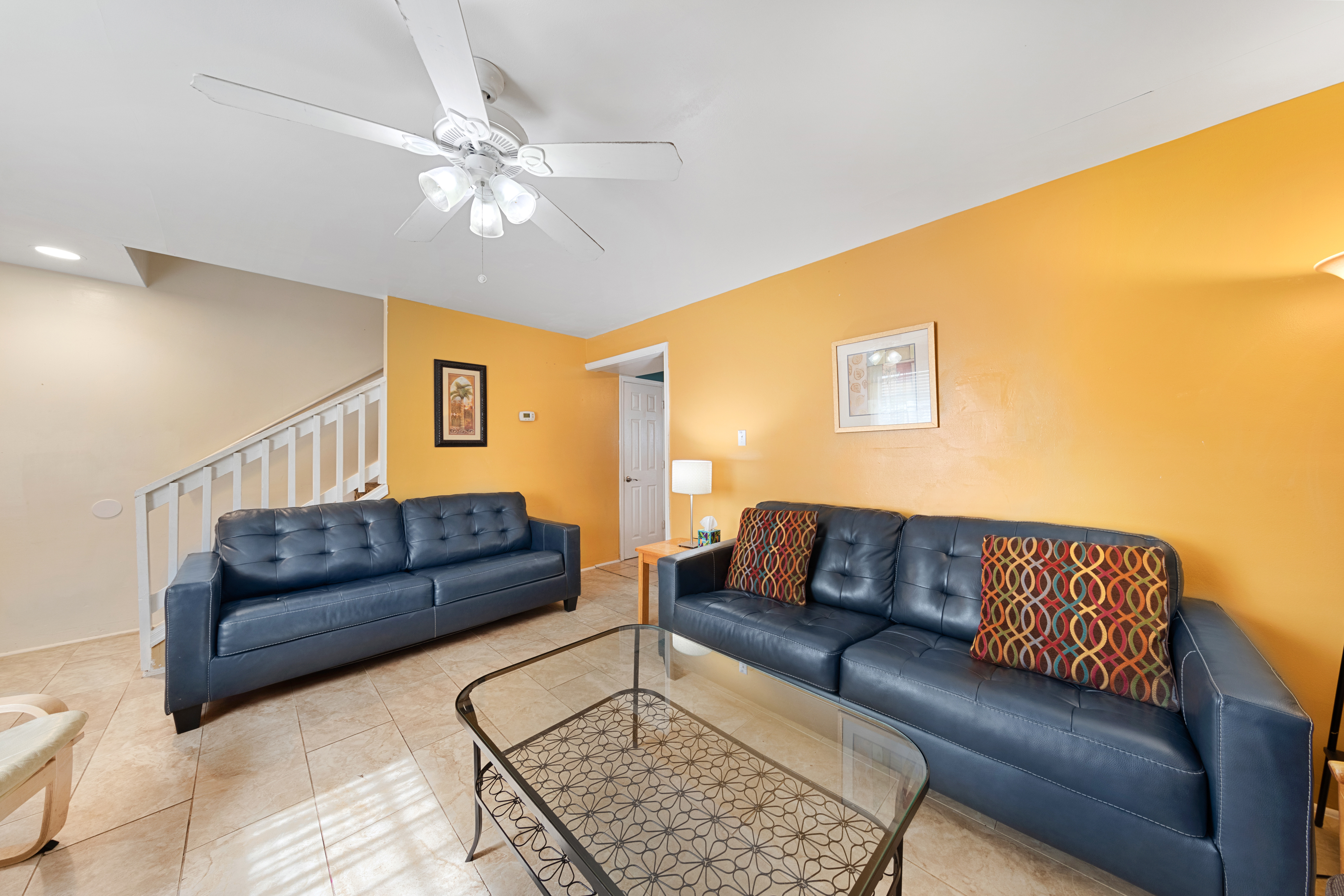 Plenty of room on the comfy couches that pullout and sleep 4 additional guests.