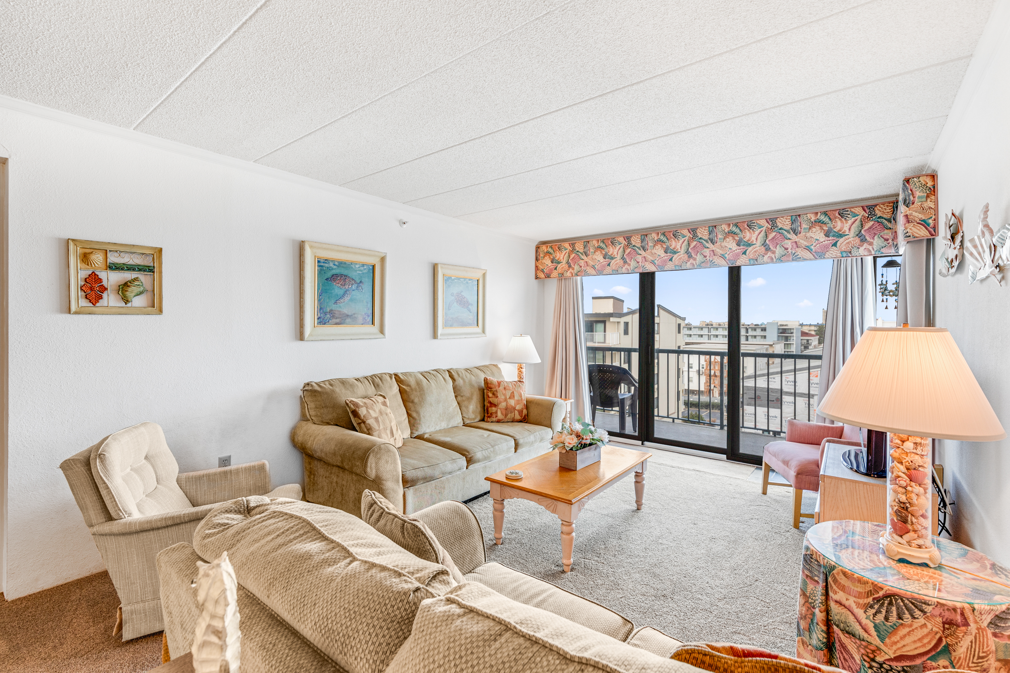 Enter into the inviting and open Living Space that provides plenty of comfy seating!