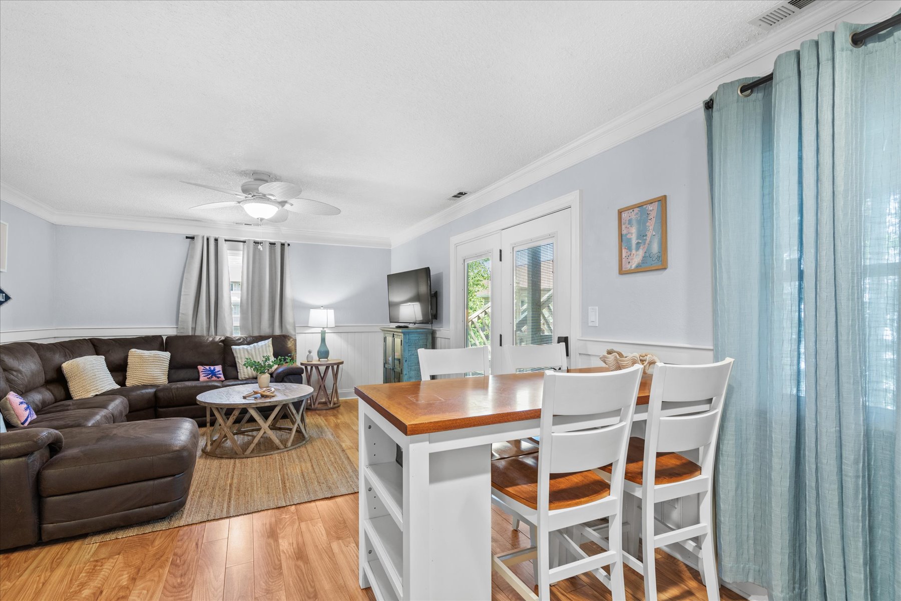 Enjoy the Natural Light that comes in from the front doors.