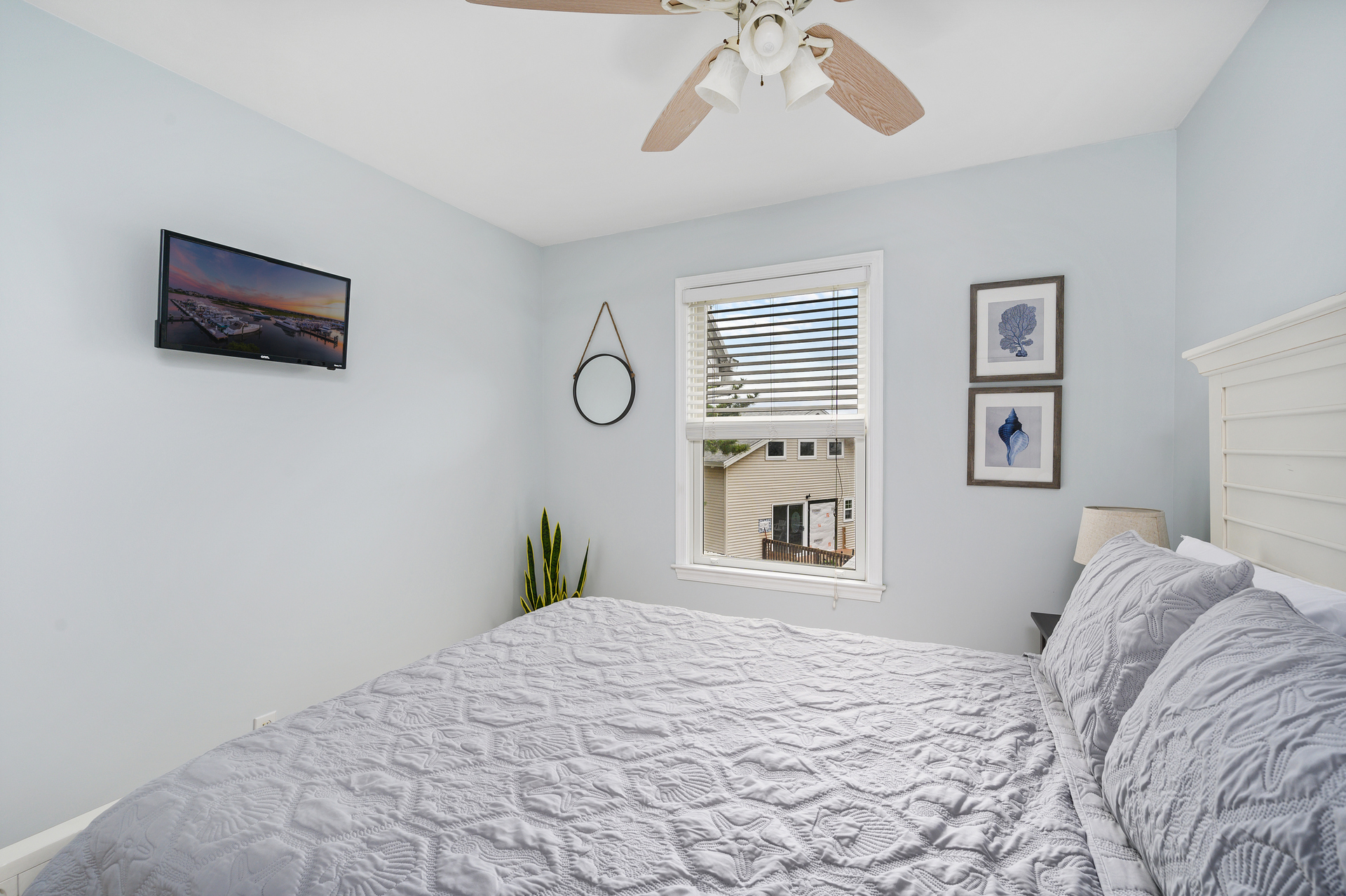 Bedroom 2 also has its own Flat Screen TV