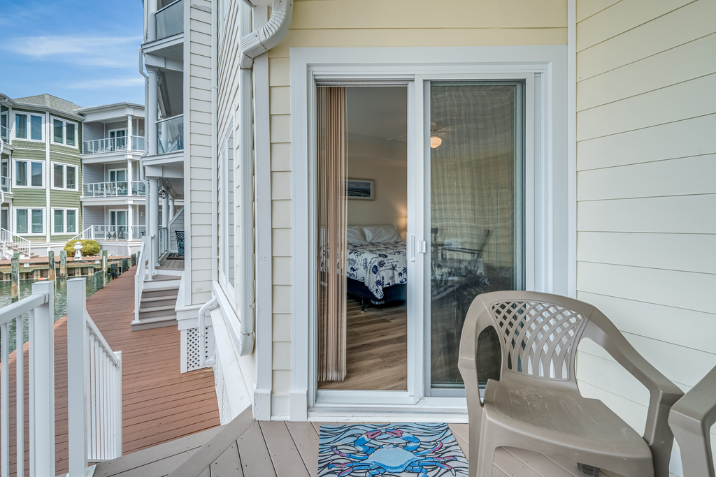 Master has Private Access to Waterfront Balcony.