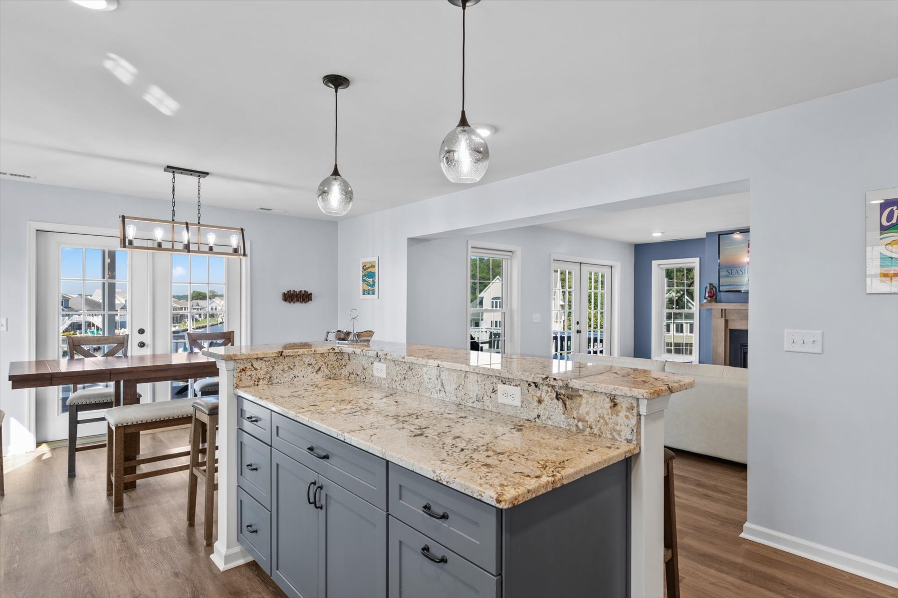 Just off the Living Area is the Chef's Kitchen with all the comforts of home.