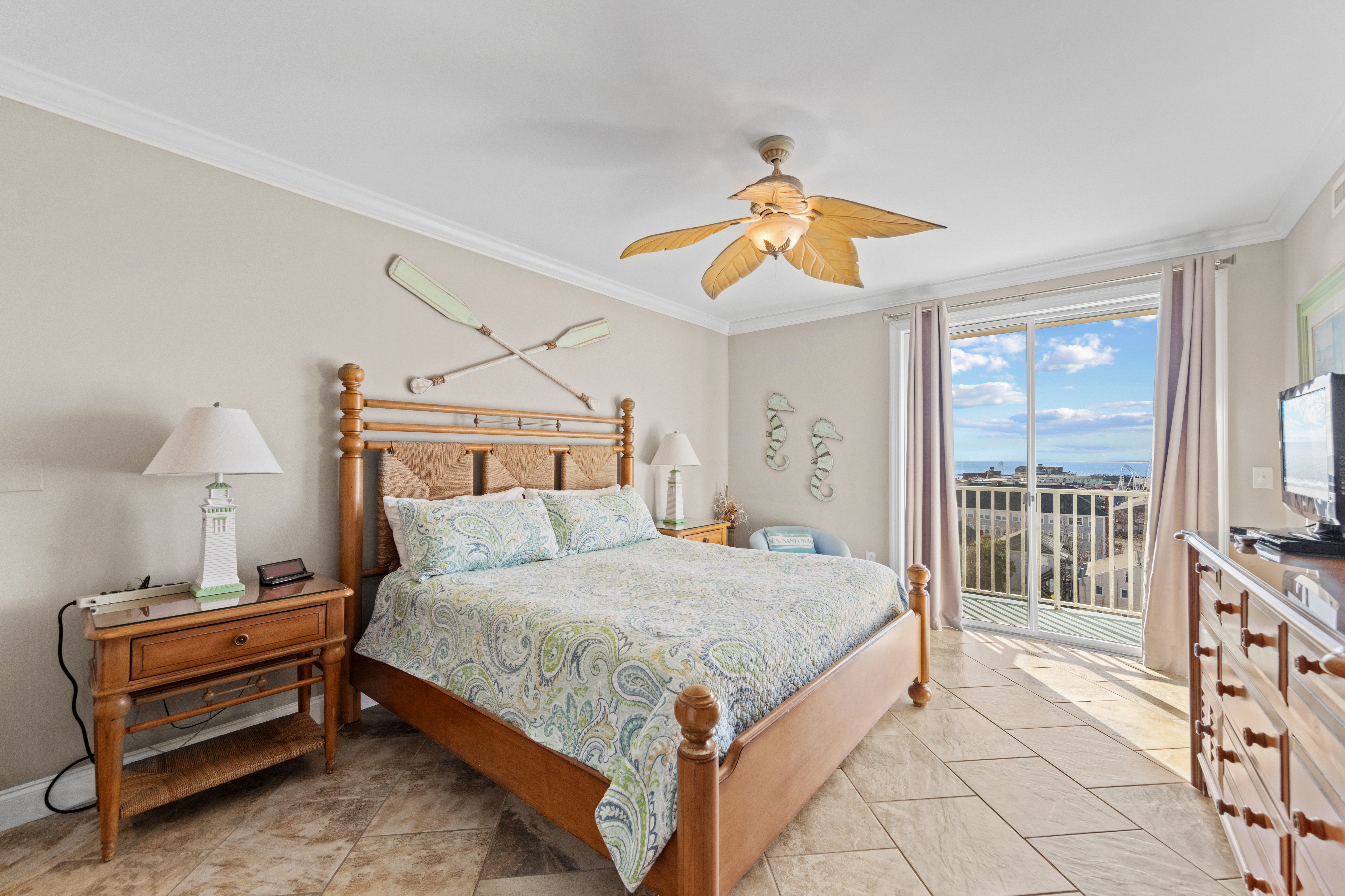 At the end of the Hall, providing ample privacy, you are sure to fall in love with the simply decadent Primary Suite!