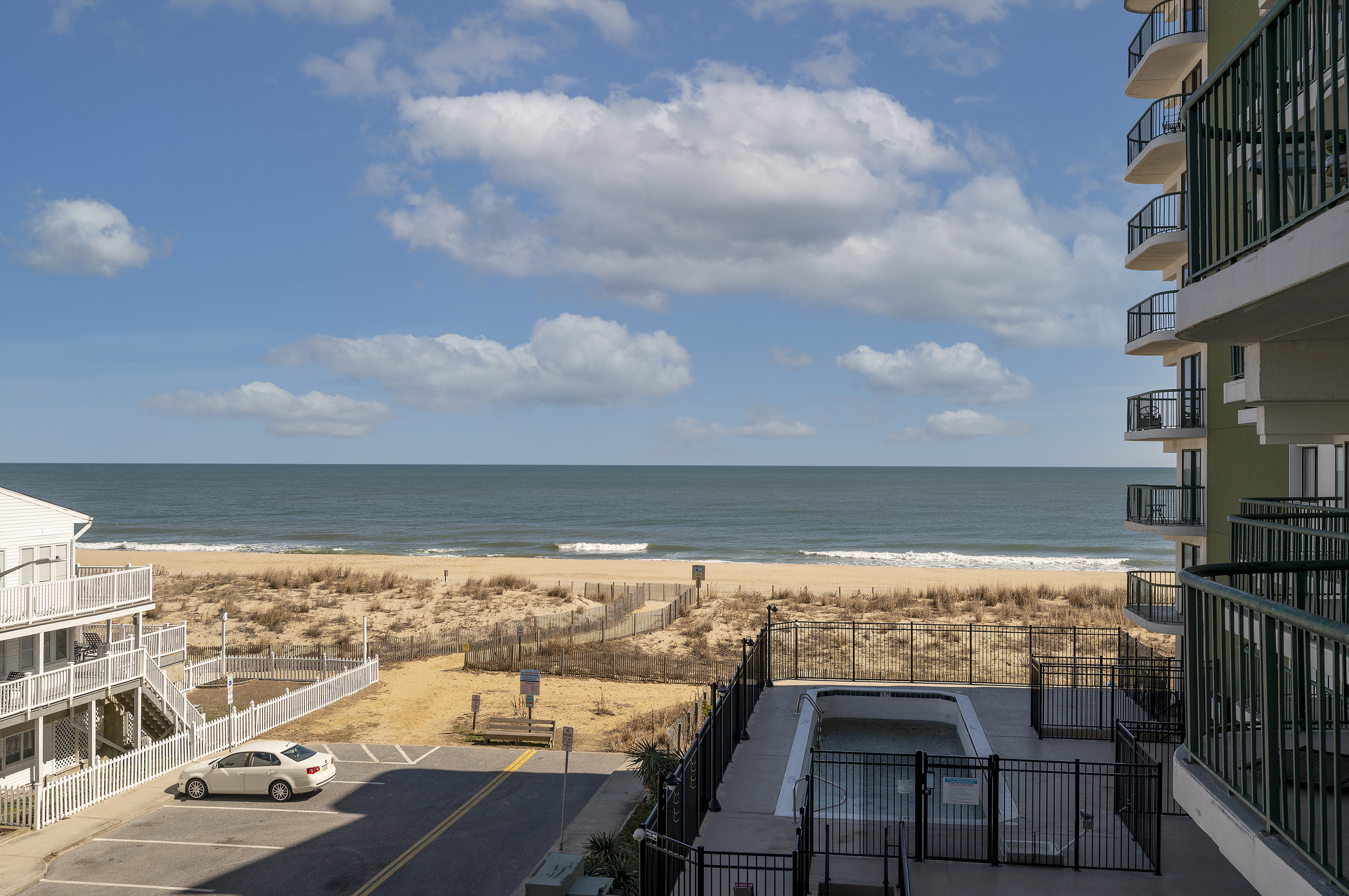 Breathtaking views of the Beach and the Pool