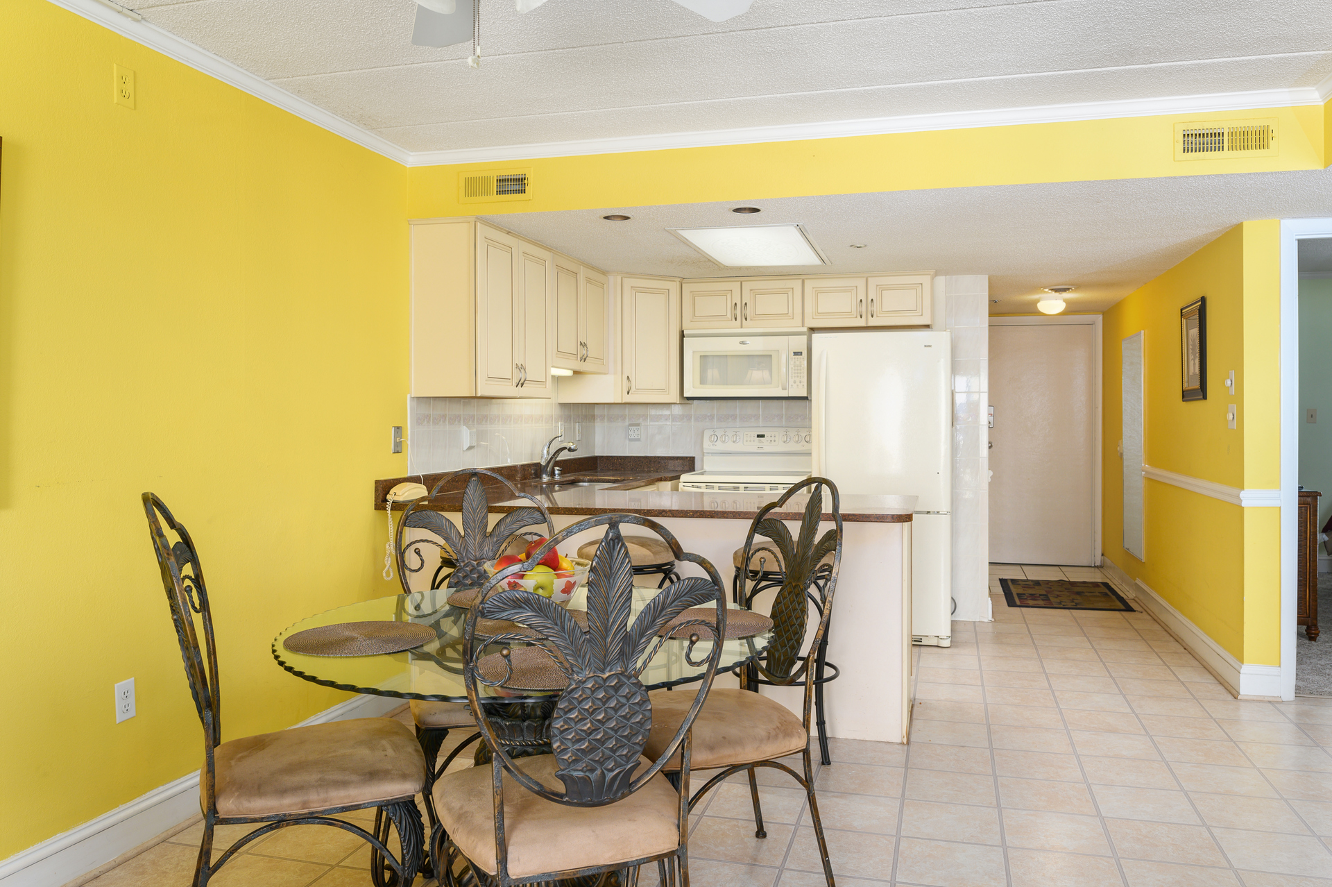 Relax and enjoy a meal or a Family Board Game at the Dining Table