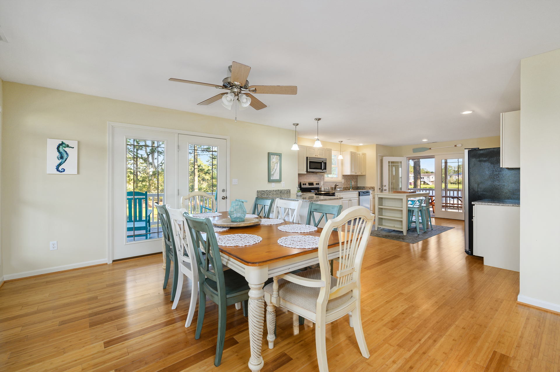 Dine in style in the spacious Dining Area.
