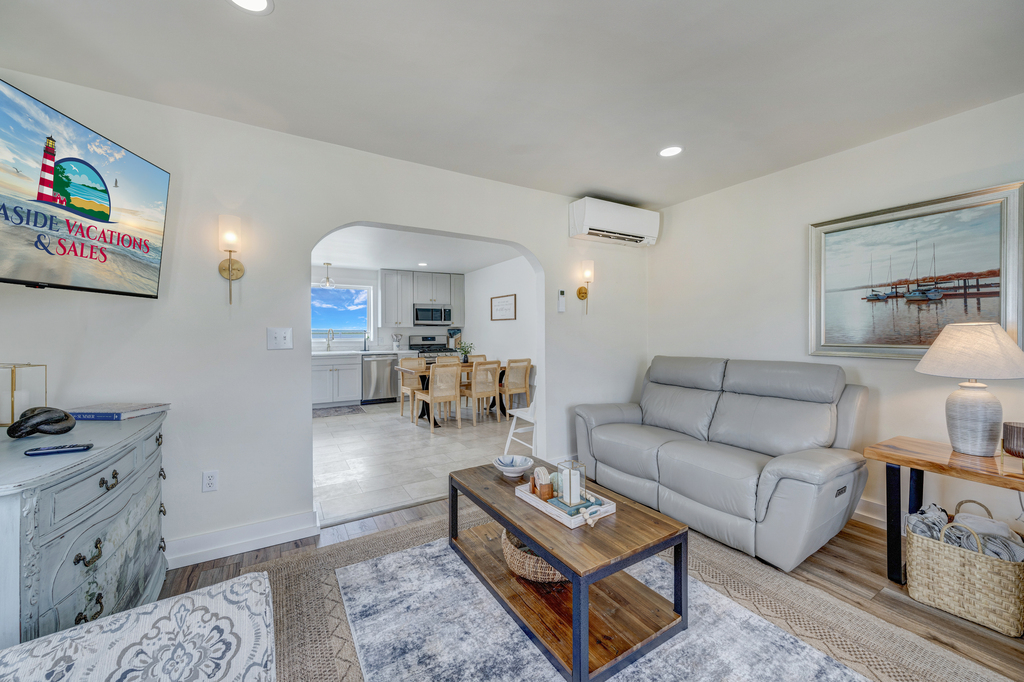 Just off the Kitchen is the Living Area.