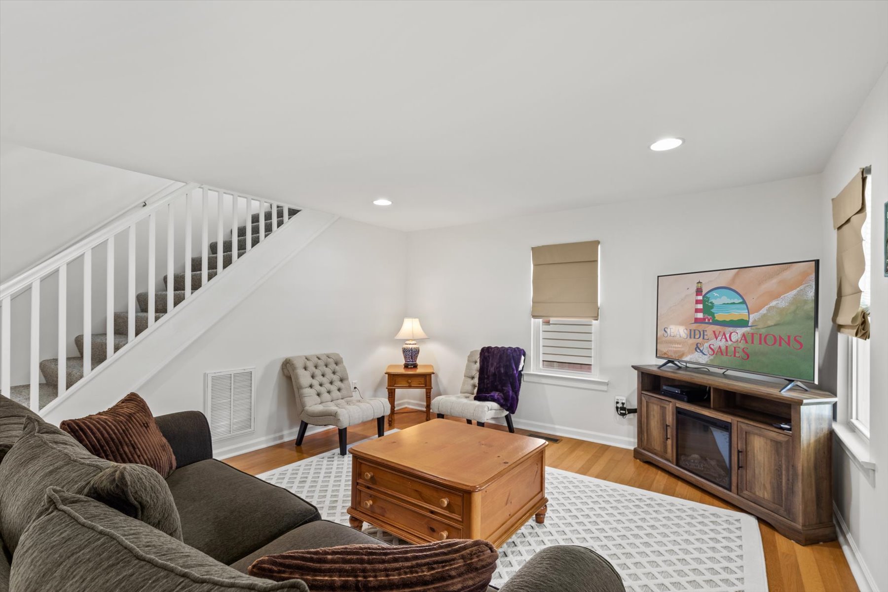 The perfect place to kick back after a fun filled day at the Beach.