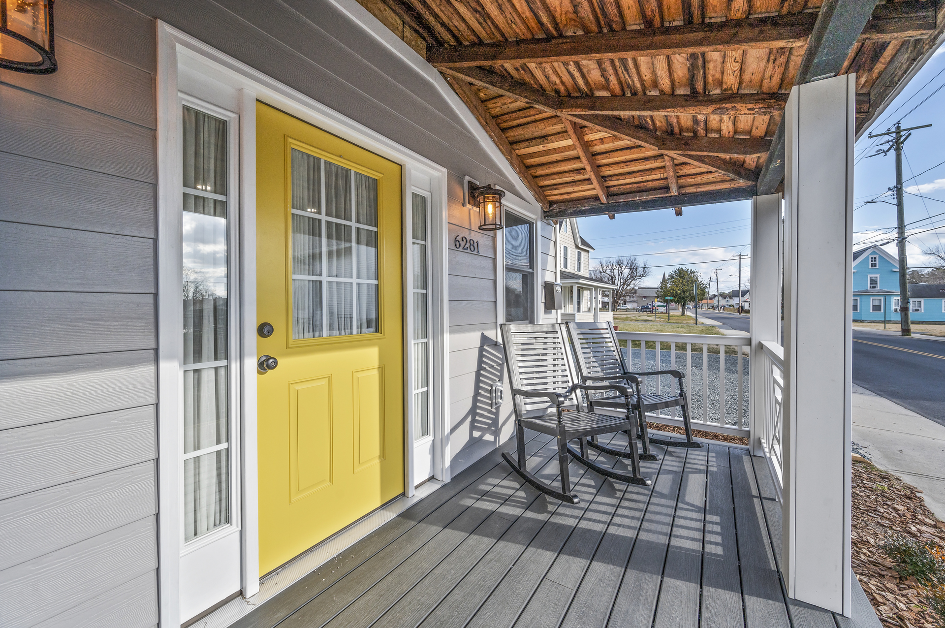 Relax and sip sweet tea on the cozy Front Porch.