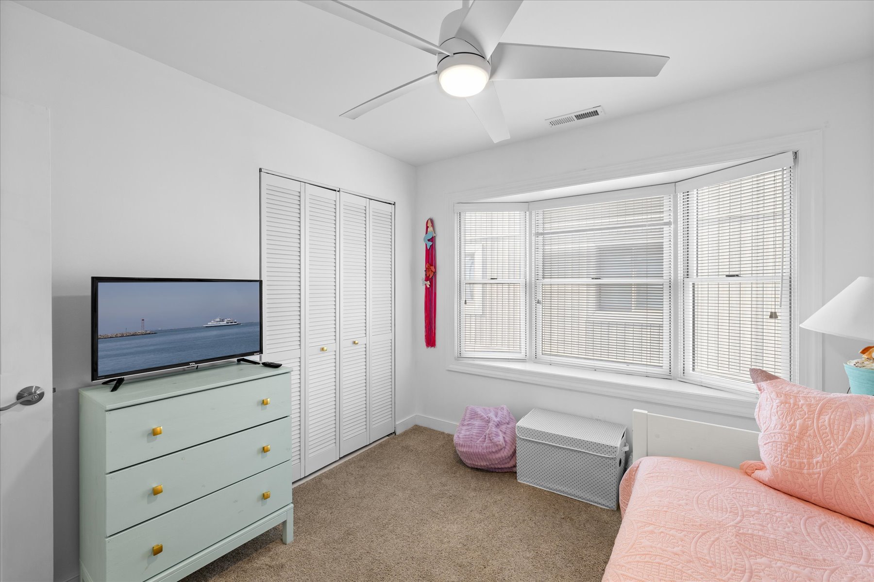 This Bedroom will sleep 2 with a Twin Bed with Twin Trundle.