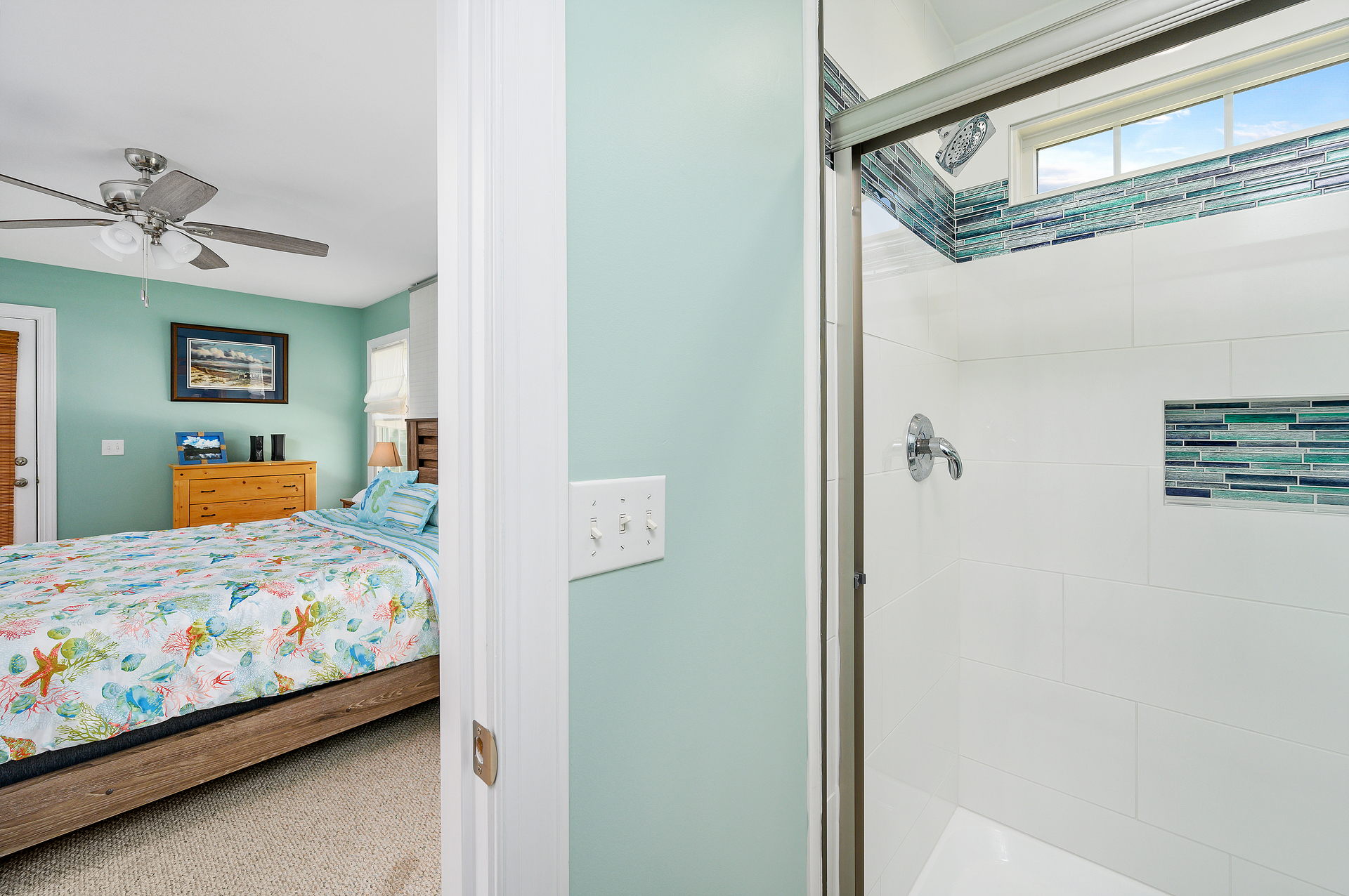 Private Master Bath with Walk-in Shower.