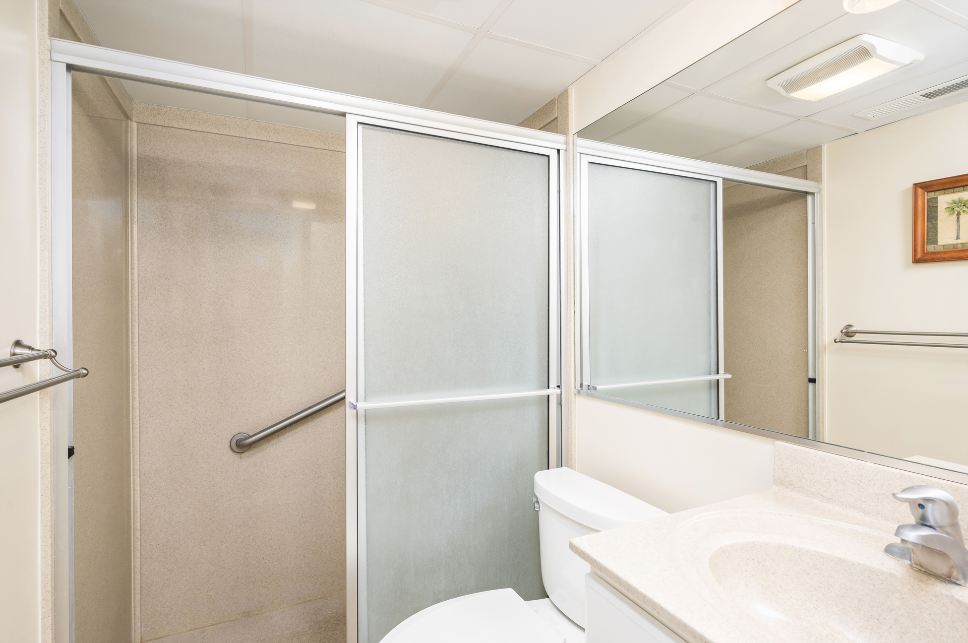 Freshen up in the Spacious, Private Primary Bath.