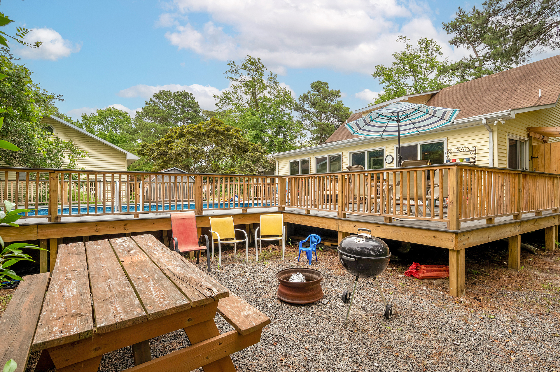 Share stories of the day's adventures around the Fire Pit.