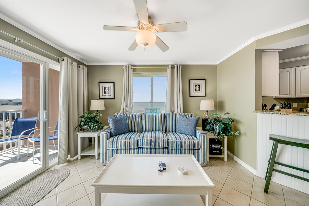 Cool down and relax in the AC after a fun-filled day at the beach!