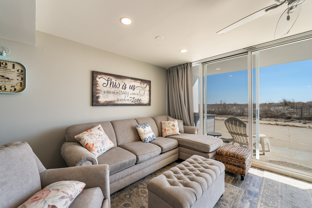 This Open Living Area welcomes you right into your Summer Vacation Home!