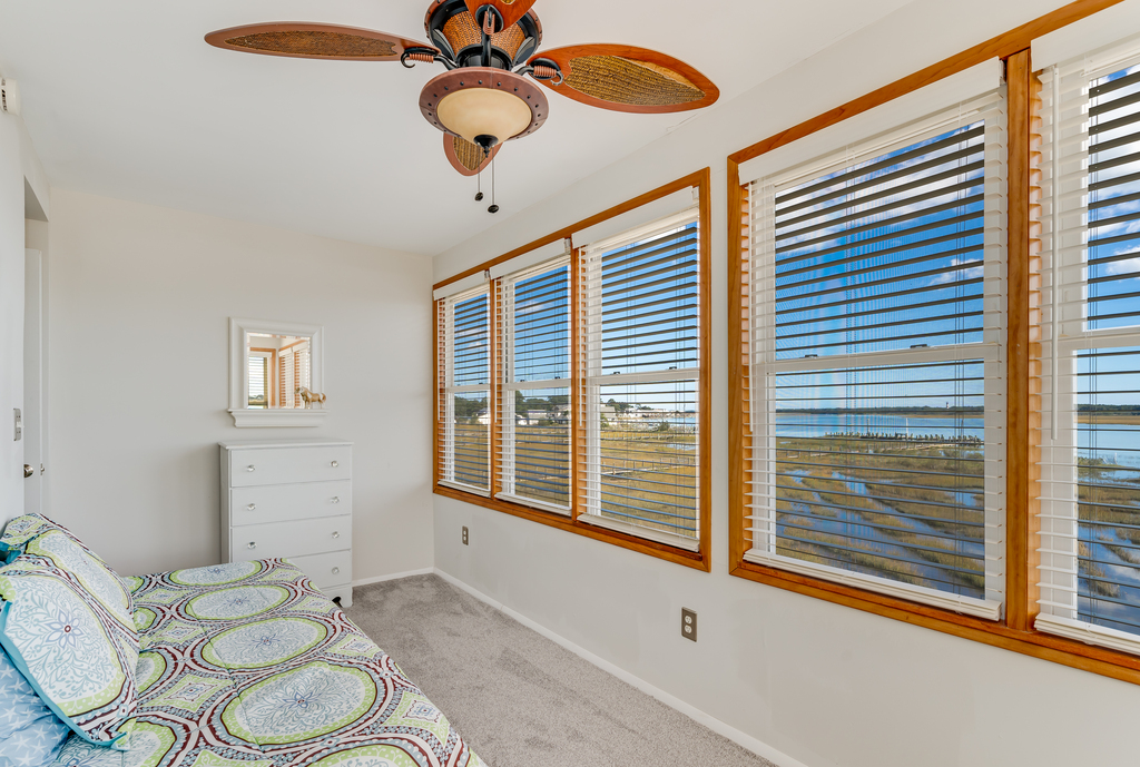 Gorgeous Views from the Bonus Room, which is also a great place to curl up with a good book.