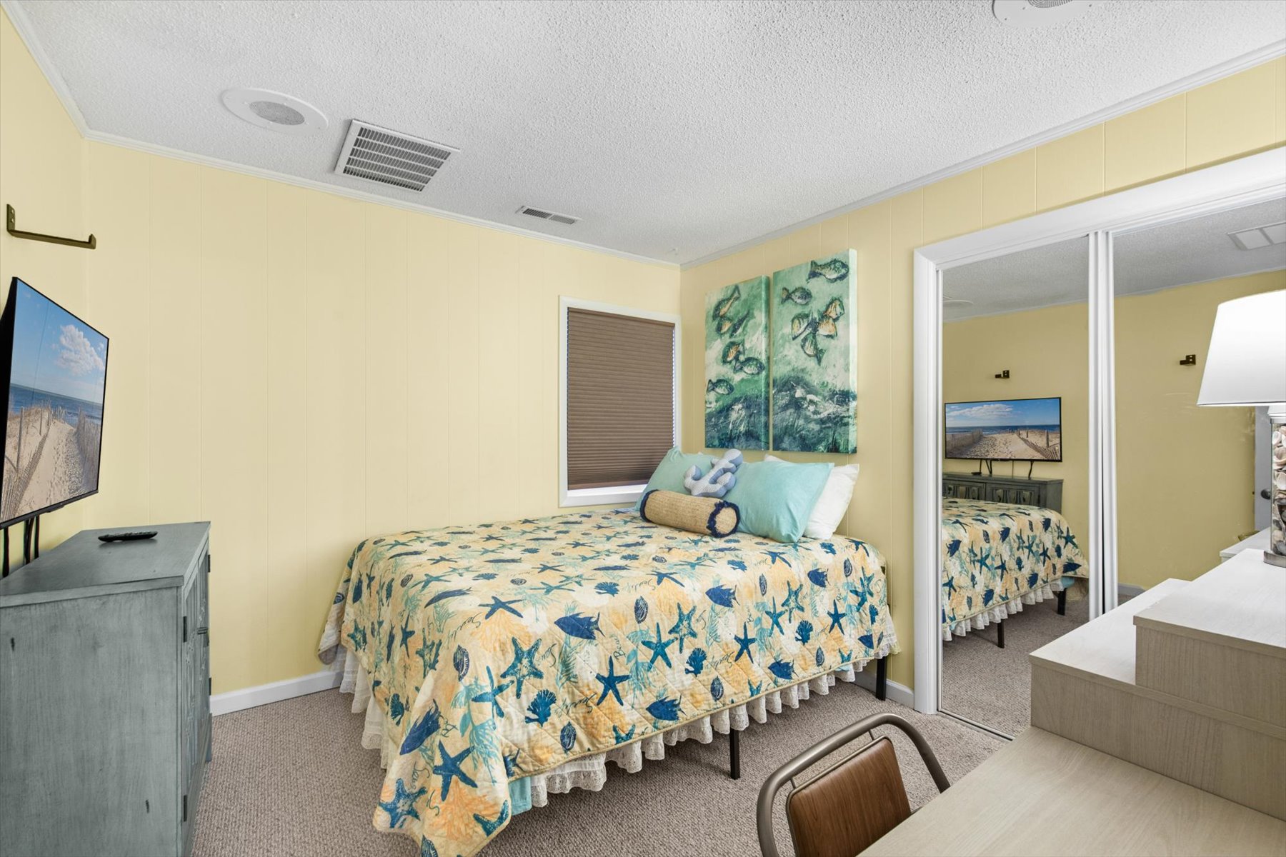 Bedroom 2 with cozy Queen Bed!