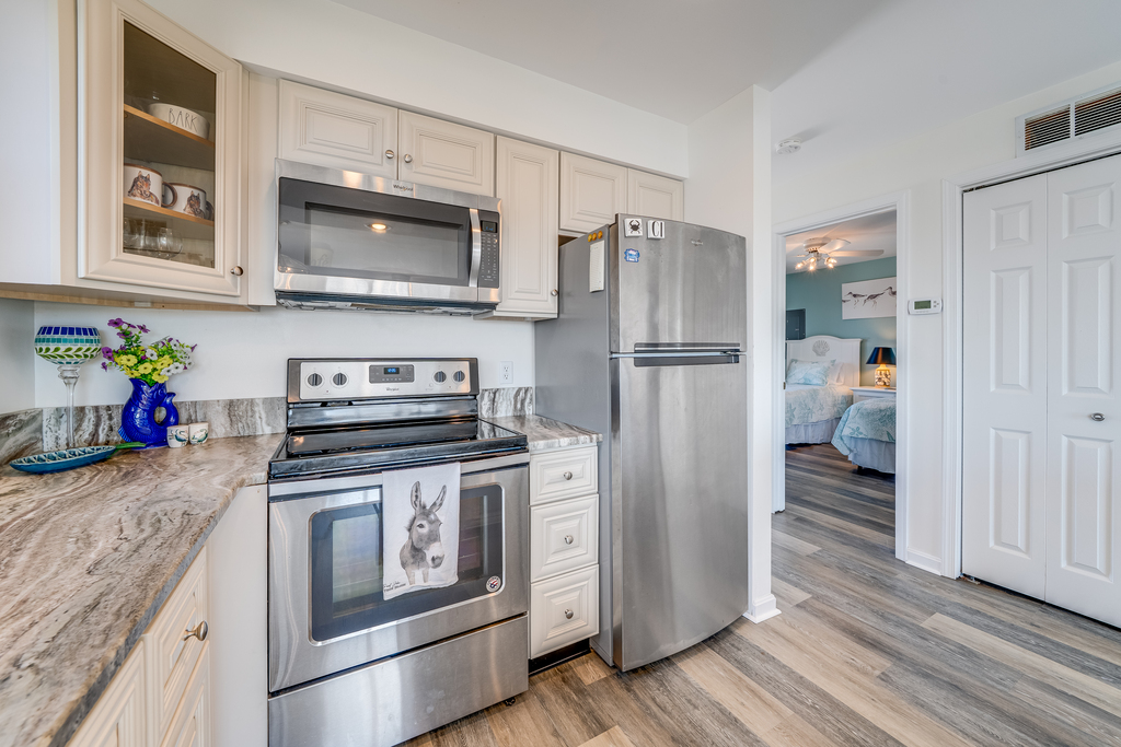 Whip up family meals with ease in the well-stocked Kitchen.