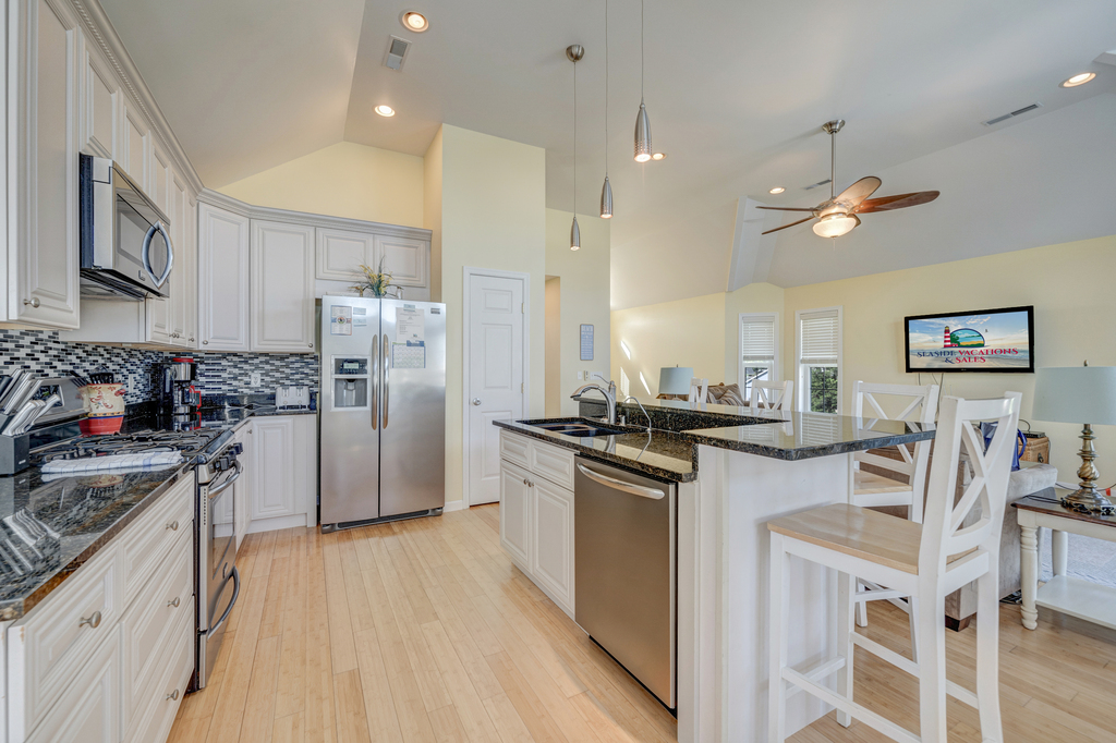 Calypso is well-stocked with all you need for Family Meals, or try The Crusty Crab - a Local`s Favorite.