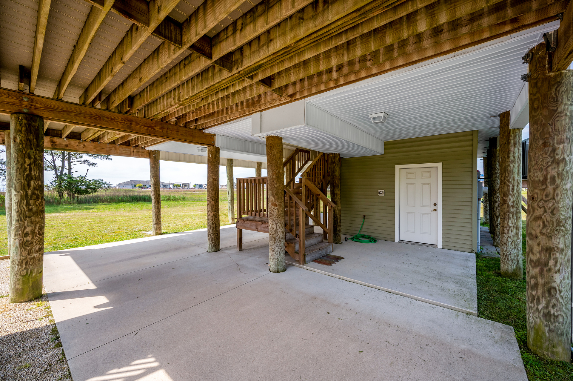 Covered Parking - enter under carport.