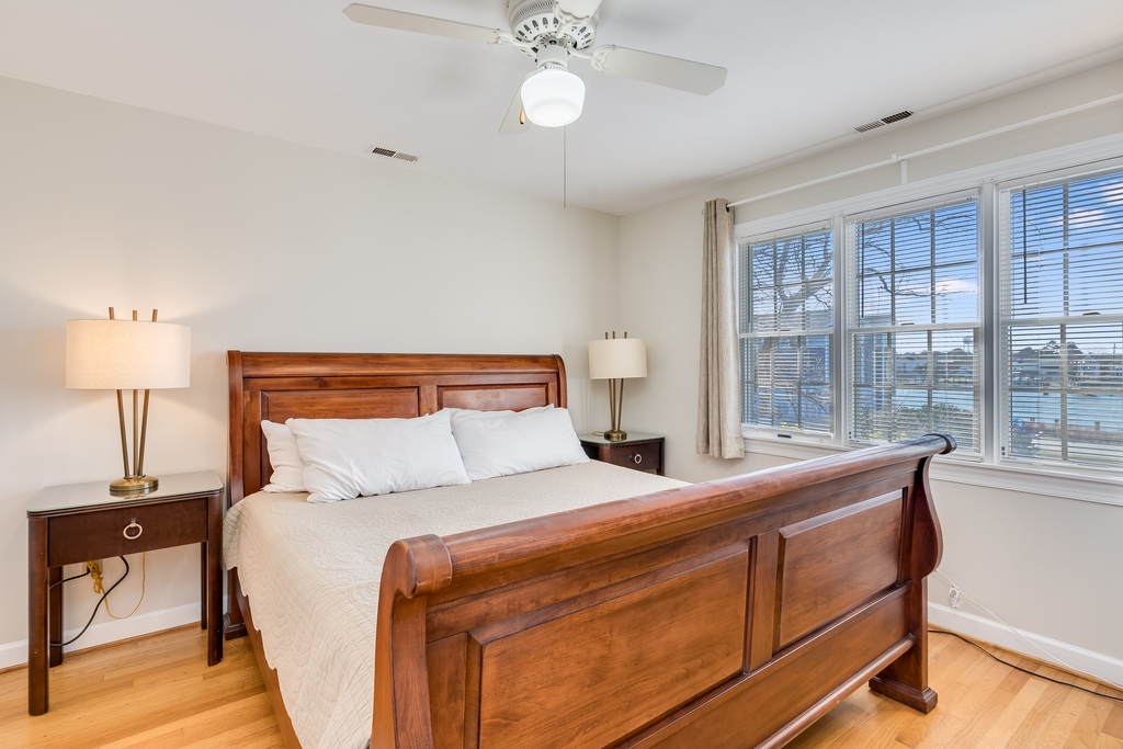 Bedroom 3 is a Master with a luxurious King Bed.