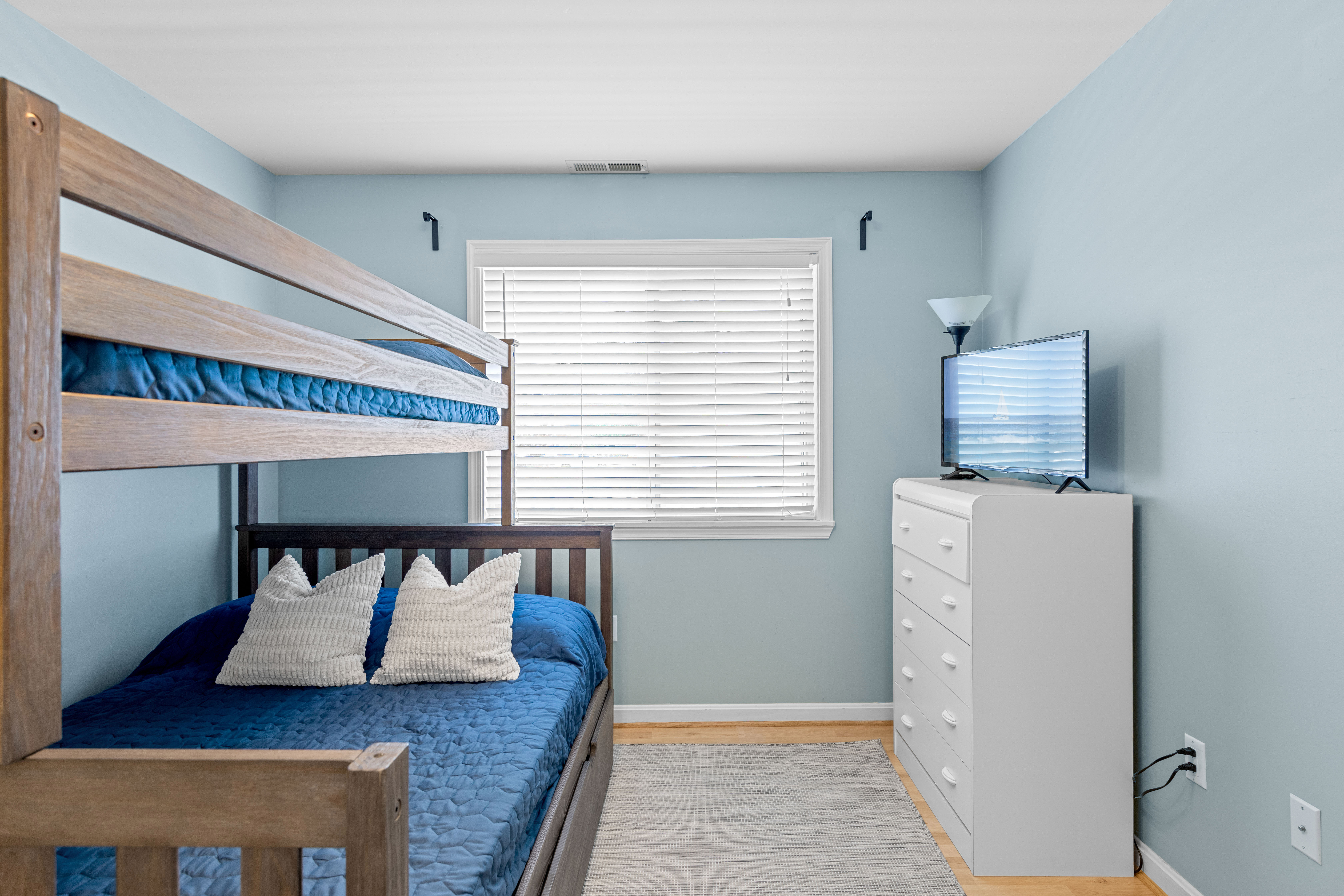 Nautical Navy is fun and inviting.