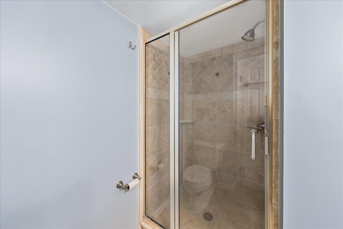 The Primary Bath offers a Walk-In Shower.