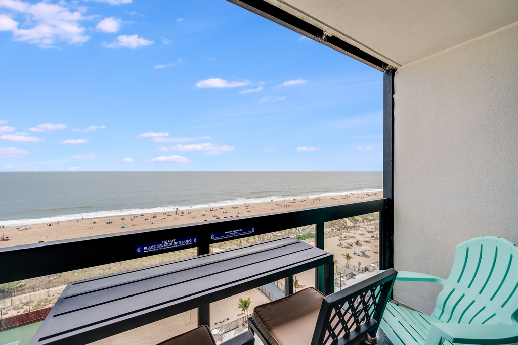 Step out onto your private balcony and let the sound of the waves wash your worries away.