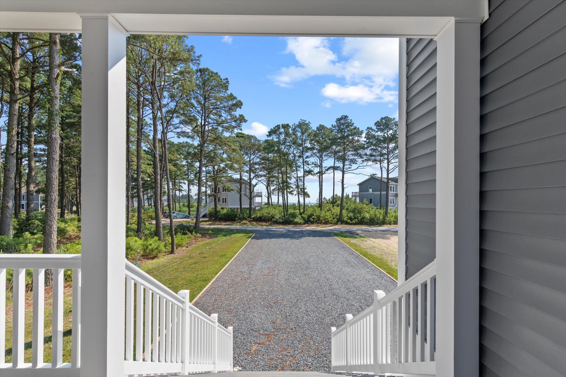 Sip Sweet Tea on the Covered Porch and listen to the waves.