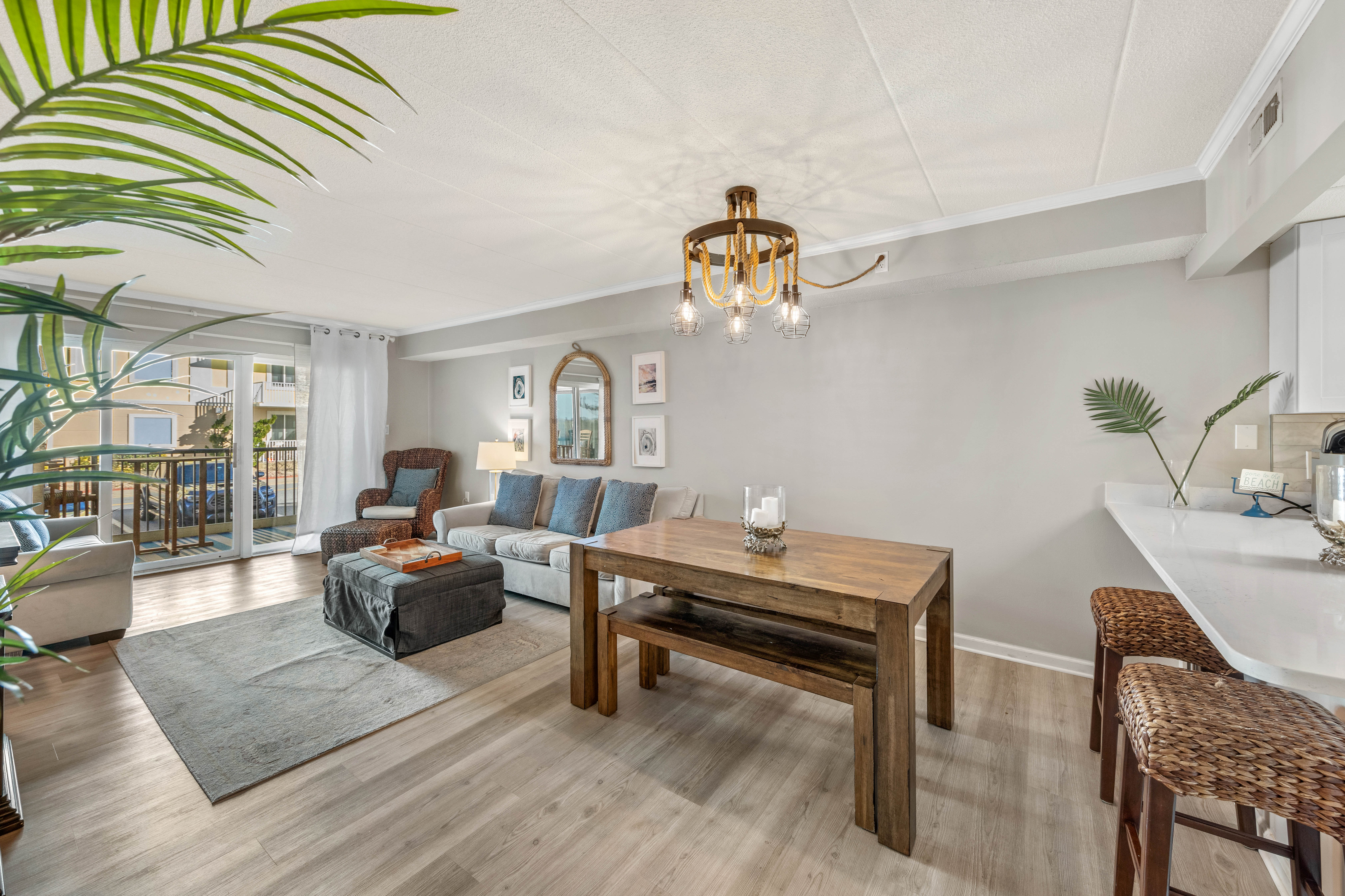 There is plenty of space to gather around and enjoy a Family Game night.