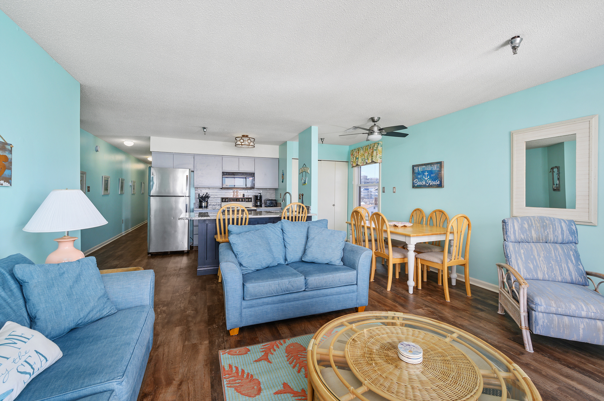 Relax in the AC and enjoy the free wi-fi and satellite TV.