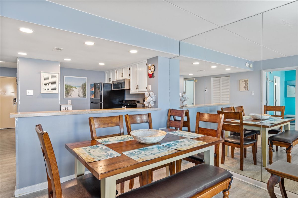 Enjoy a Home Cooked Meal at the Dining Table!