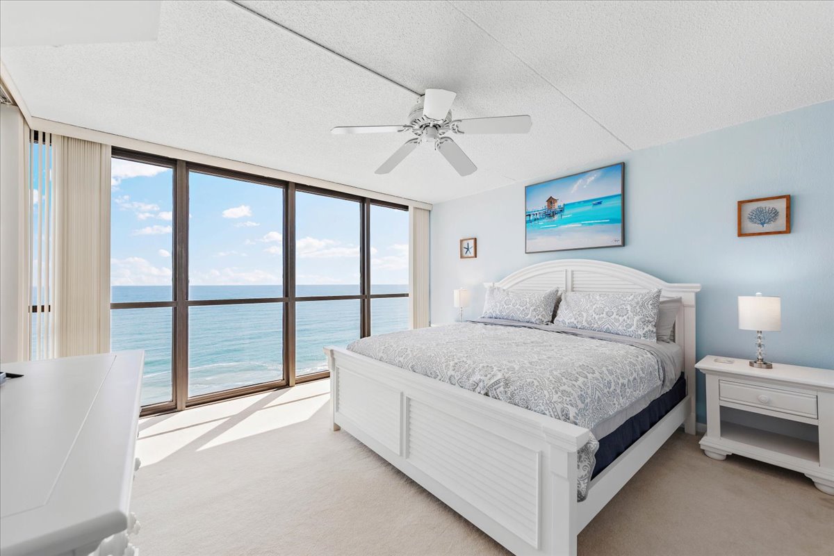 Bedroom 1 is sure to be a Peaceful Retreat, with Private Balcony Access!