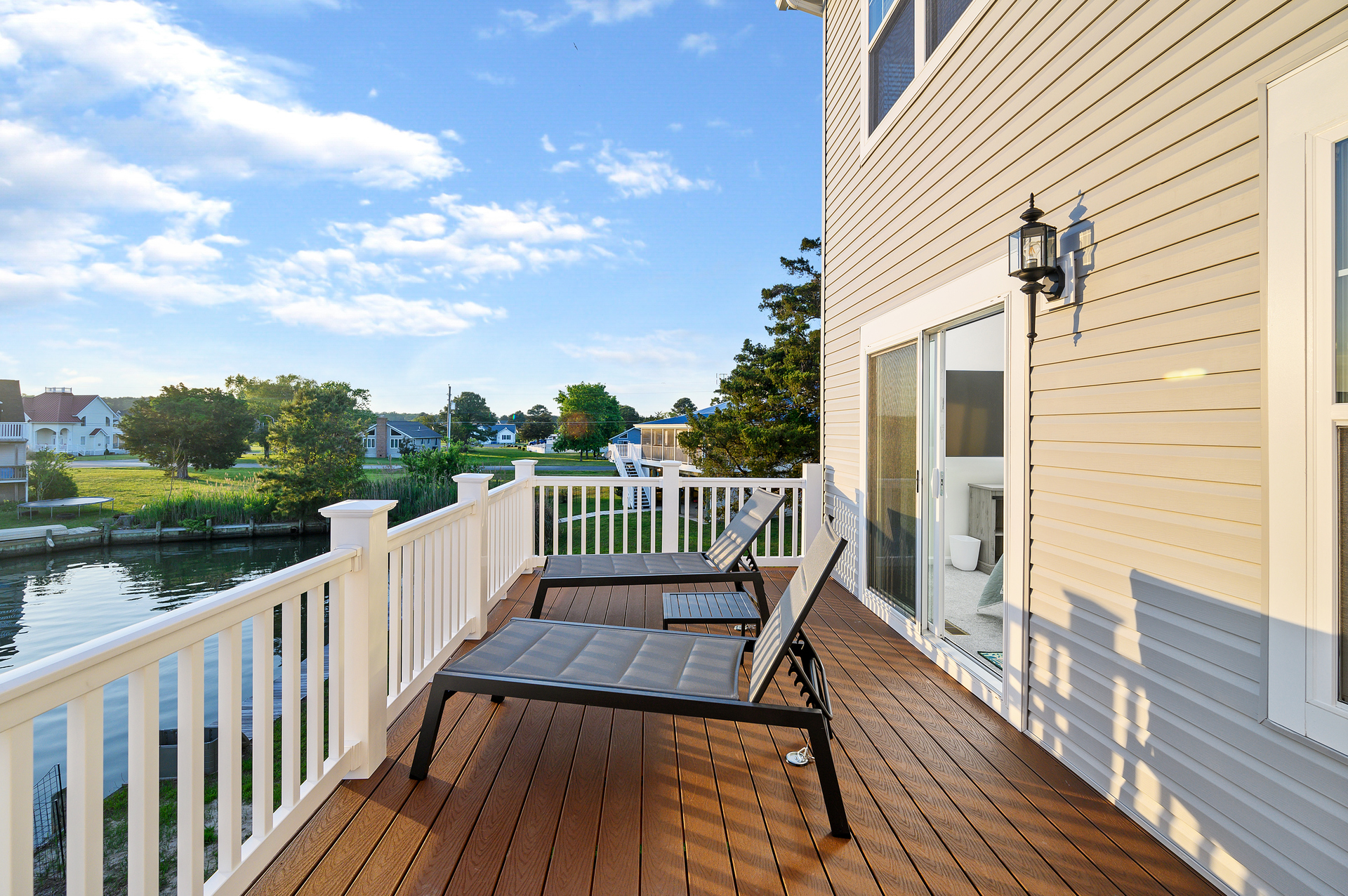 Several Lounge Chairs for you to use.