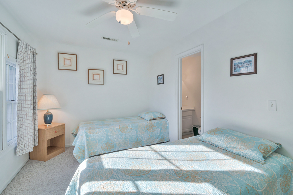 Bedroom 2 has 2 Twin Beds.