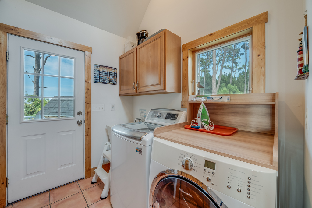 Laundry Room and Mud Room just off the Kitchen.