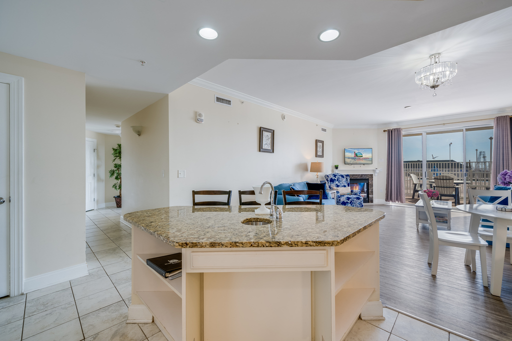 Indulge in a quick bite here at the bar.