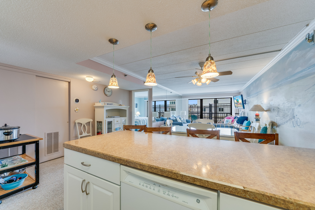 The Open Kitchen allows the Chef in your Family to never miss out on a bit of Family Fun!