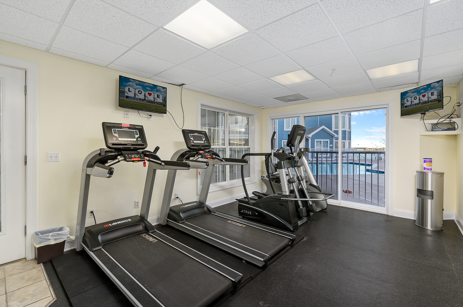 Sunset Bay Villas has its own Fitness Center guests are welcome to enjoy!