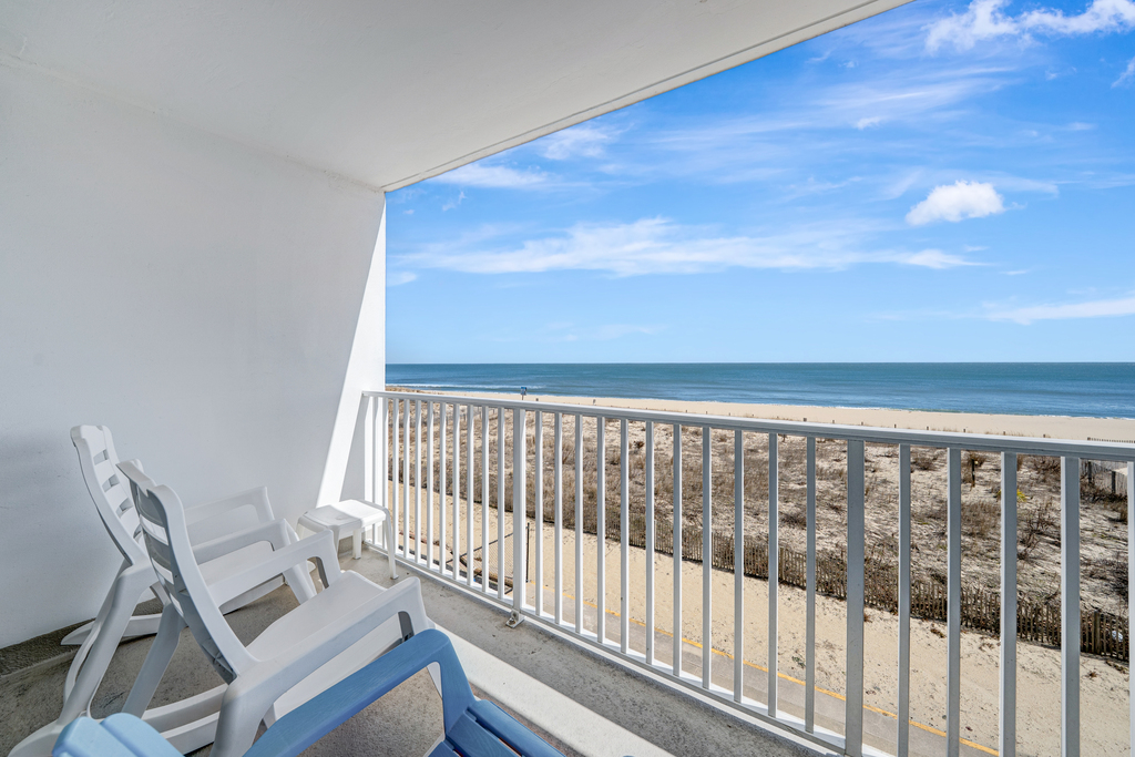 Take in the views, and the sounds and sweet scent of the Ocean, all while enjoying your morning coffee!