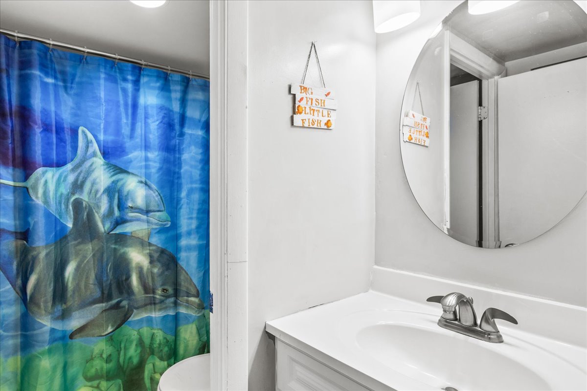 The Hall Bath offers a Shower/Tub Combo.