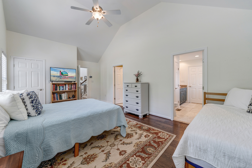 On the other side of the Jack and Jill Bath is huge Bedroom 2!