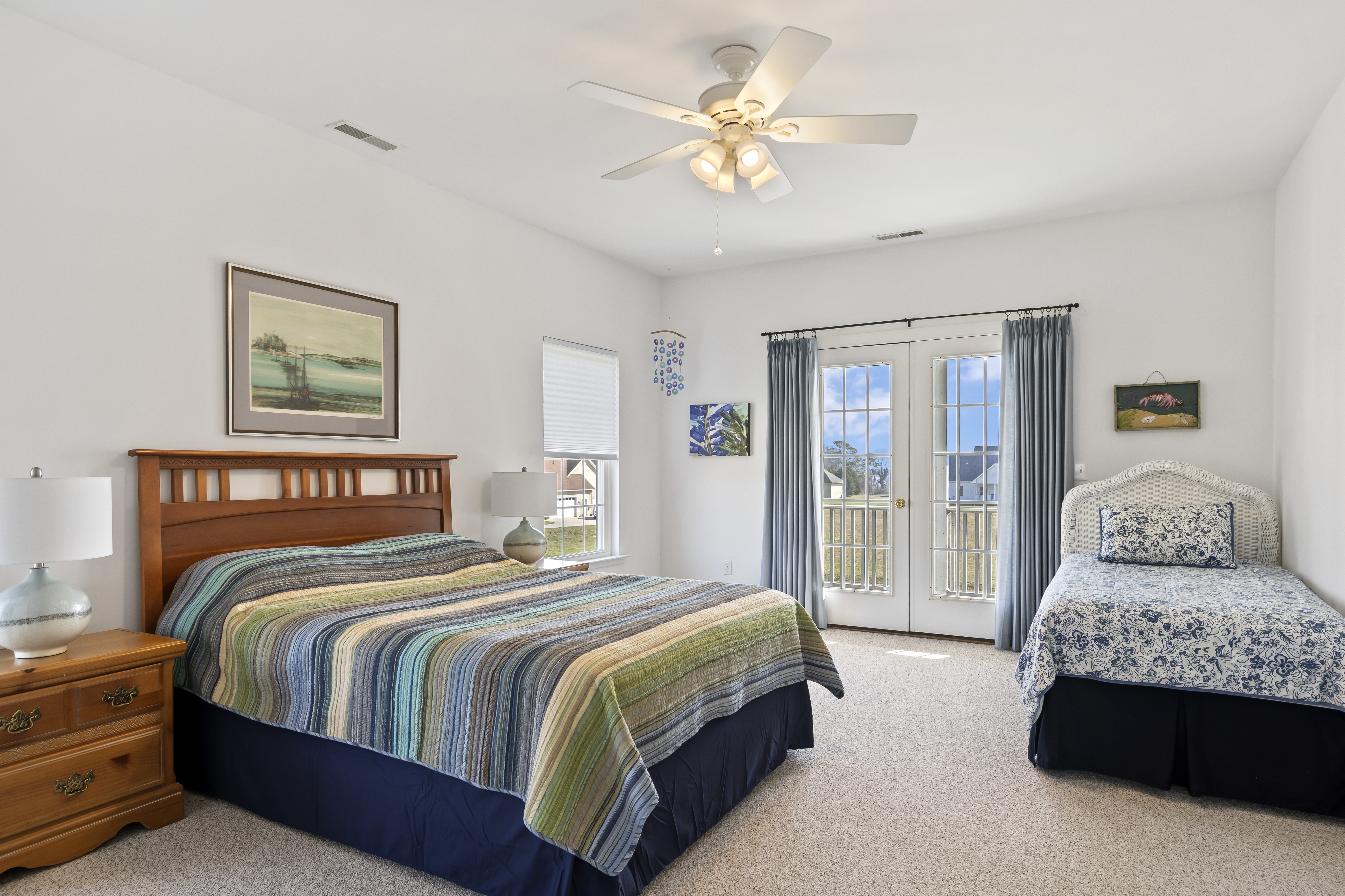 Bedroom 4 has 1 Queen and 1 Twin Bed.