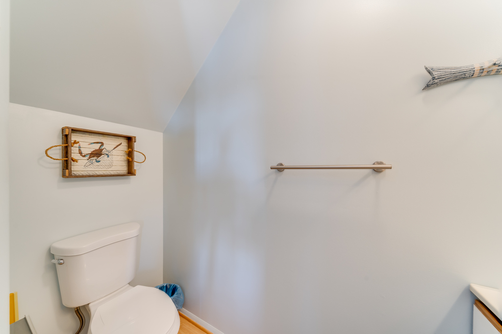 Convenient Half Bath in Living Area.